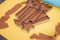 Do it yourself: Gingerbread cookies tutorial. Step by step recipe. Step 15.