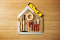 Do it yourself and home renovation tools Royalty Free Stock Photo