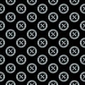 Do it yourself seamless pattern isolated on black background Royalty Free Stock Photo