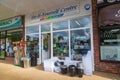 Do it Yourself shop in Parbold, west lancashire with bins stacked outside