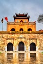 Doan Mon, the main gate of Thang Long Imperial Citadel in Hanoi, Vietnam Royalty Free Stock Photo