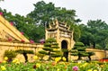Doan Mon, the main gate of Thang Long Imperial Citadel in Hanoi, Vietnam Royalty Free Stock Photo