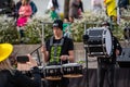 DRUMLINE performance at the Summit of Small Drummers during the historic Dobele Market