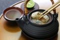 Dobin mushi Japanese cuisine Royalty Free Stock Photo