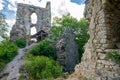 Dobra Voda Castle Ruins In Heart Of Nature, Slovakia