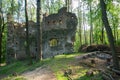 Dobra Voda Castle Ruins In Woods, Slovakia