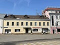 Moscow, Russia, March, 21, 2024. 12 Dobrovolskaya Street, Moscow, built in 1882. Serbian restaurant \