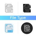 DOC file icon Royalty Free Stock Photo