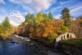 Dochart river in Killin, Scotland Royalty Free Stock Photo