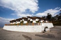 Dochu la high up in the Himalayas, Western Bhutan, Asia