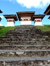 Druk Wangyal Chortens at Dochula Pass, Bhutan Royalty Free Stock Photo