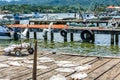 Dock area, Livingston, Guatemala