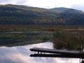 Fall Boaters Dock on Bristol Pond