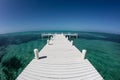 Dock and Caribbean Sea