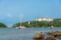 Dock in the city of Samana in the Dominican Republic