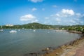 Dock in the city of Samana in the Dominican Republic