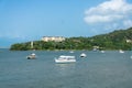 Dock in the city of Samana in the Dominican Republic