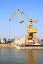 Dock crane Royalty Free Stock Photo