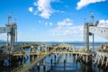 Dock ferry terminal structure