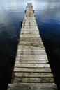 Dock Floating in Blue Water