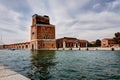 Dock inside Arsenale, Venice, Italy Royalty Free Stock Photo