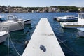 Dock in Mali Losinj, Croatia Royalty Free Stock Photo