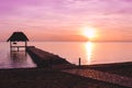 A dock in paradise