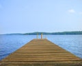 Dock Resting on a Lake