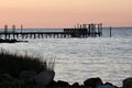 Dock at Saint George Island, Florida Royalty Free Stock Photo