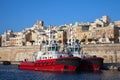 Dock ships in port