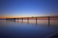 Dock at sunset