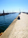 Dock of Viareggio port Royalty Free Stock Photo