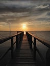 Dock water peace joy sunset Beach Florida
