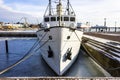 Docked boat in Helsinki