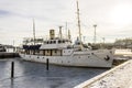 Docked boat in Helsinki