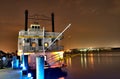 A Docked Boat On The Potomac River