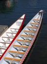 Docked Dragon Boats Royalty Free Stock Photo