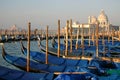 Docked Gondolas in Morning Light