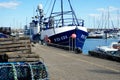 Docked in the harbor at Scarborough, Yorkshire, UK