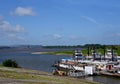 Docked Paddlewheelers at Memphis Tennessee