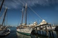 Docked sailboat Royalty Free Stock Photo