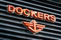 Dockers fashion store outdoor signage logo