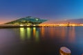 The Dockland building in Hamburg Royalty Free Stock Photo