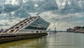 The Dockland building, an office building in Hamburg harbour Royalty Free Stock Photo