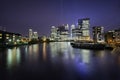 Docklands skyline Royalty Free Stock Photo