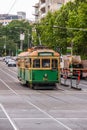 Docklands streetcar in Melbourne Australia