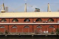 Docklands warehouses Royalty Free Stock Photo