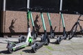 Dockless electric scooter in Hamburg, Germany