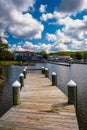 Docks at North East Community Park in North East, Maryland.