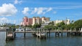 Docks, Timeshares Resports and Condos Royalty Free Stock Photo